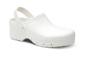 Zuecos Industrial Blanco - Feliz Caminar