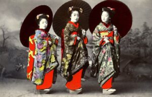 zapatos de las geishas