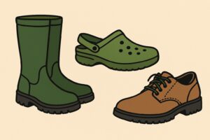 Tipos de calzado recomendados para jardinería
