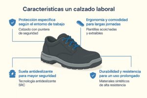 características de un calzado laboral
